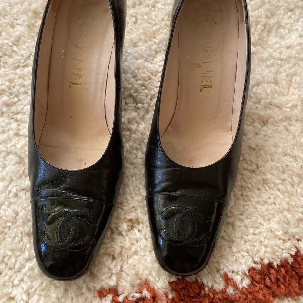 Classic Black Chanel heels